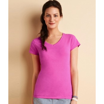 T-shirt Soft Style collo V Donna - Gildan